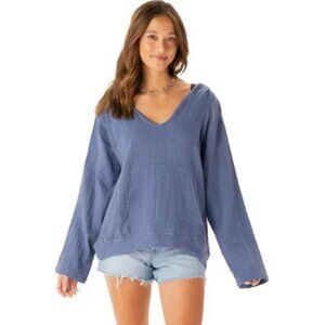 NWT – Lotus and Luna: Periwinkle Baja Pullover (S/M/L)